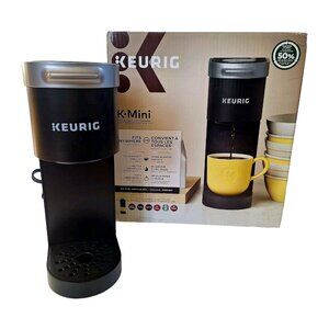 KEURIG K-MINI COFFEE MAKER SINGLE SERVE K-CUP POD BREWER BLACK